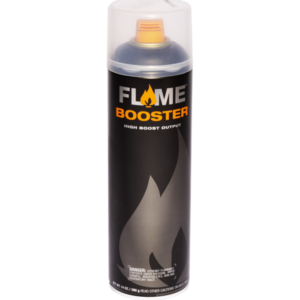 Flame ORANGE Booster Noir - 500mL
